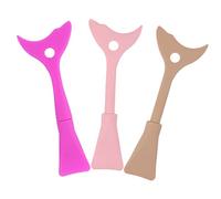 3 Pezzi Applicatore Mascara in Silicone per Make-up Occhi | Facile da Pulire, Design Staccabile, per Principianti e Novizi, Accessorio Utile per Routine Quotidiana