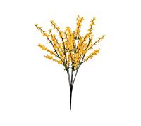 3 pezzi - Arbusto Artificiale di Forsizia EUROPALMS, 60 cm, Fiori Gialli per Dec