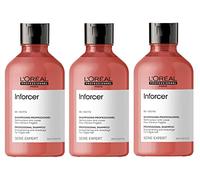3 pezzi B6 + Biotin Loreal Professionnel Inforcer Serie Expert Shampoo per capelli fragili 300 ml