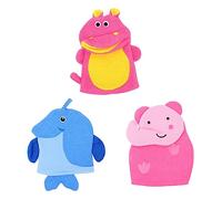 3 Pezzi Bagno per Design Cartoon Esfolianti per Doccia Accessori per Della Dei e Stile Misto Facili Indossare e Riutilizzabili