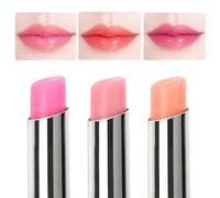 3 Pezzi Balsamo Labbra Colorato, Rossetto Magica Temperatura Cambia Colore, Idratante Nutriente a Lunga Durata, Cambiamento di Colore Magico Lucidalabbra per Ragazza Donna Regalo Compleanno