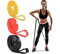 3 Pezzi Bande Elastiche Fitness Palestra, Facile da Trasportare, per il Pull Up Allenamento Pilates Yoga Bodybuilding