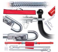 3-Pezzi Barra di traino di sicurezza ammortizzatore da 3000 kg per Auto