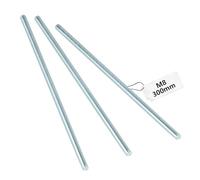 3 Pezzi Barra Filettata M8 x 300 mm, Asta Filettata M8 in Acciaio Zincato, Barra Filettata con Filettatura Standard M8, Perni Filettati Metrico Perno Filettato con Classe di Resistenza 4