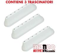3 Pezzi Battitore Trascinatore 17 cm o 18 cm 42004244 per Cesto Lavatrice Vestel
