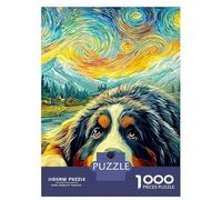 3 Pezzi Bernese Mountain Dog in Cozy Cabin Set Di Biancheria Da Letto Stampa 3d in Microfibra Con Chiusura A Strappo Dog in Blooms Per Tutte Le Stagioni Per Bambini,Ragazzi E Ragaz 70x50cm/1000pcs