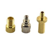 3 pezzi bicicletta bici pompa tubo Presta Schrader Woods valvola adattatore convertitore