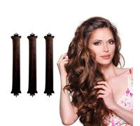 3 Pezzi Bigodino Lungo per Boccoli,Heatless hair Curler,Bigodini per Boccoli,Ferro Arricciacapelli Senza Calore per Tutti i Tipi di Capelli,Spugna Bigodini Set Per Dormire Durante la Notte