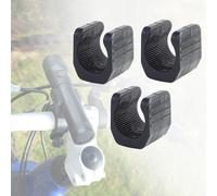 3 pezzi Bike Torch Holder Flashlight Montaggio delle staffe per l'adattatore
