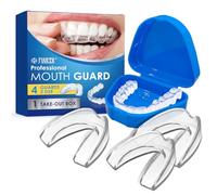 3 Pezzi Bite Antibruxismo e Antirussamento,Combattere il Bruxismo e il Russamento Notturno