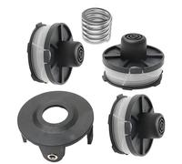 3 Pezzi Bobina 1 Cappuccio di Copertura e 1 Molla,Compatibile con Makita,Remplacement 18V dur181/RF/Z,195858-1/196145-9,Bobina filettata,diametro 1,6 mm,