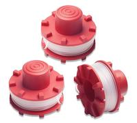 3 Pezzi Bobina,Bobina di filo per decespugliatore,Compatibile con GE-CT 36/30 Li,Lunghezza 8 metri, diametro 2 millimetri, bobina di nylon