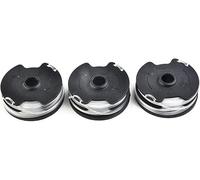 3 pezzi bobina di ricambio per Parkside PRT 550 A1 per modelli PRTA 20-Li A1 B1 B2 C3 e PRT 300 A1 Installazione a scatto senza attrezzi La plastica ABS mantiene la linea del trimmer in modo sicuro