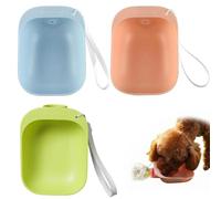 3 Pezzi Borraccia Cane Portatile, Bottiglia Acqua per Cani Anti-perdita e Resistente, Set da 3 Dispenser Acqua Cani per Passeggiate, Viaggi e Trekking, 3 Colori (Verde, Blu, Rosa)