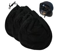 3 Pezzi Borsa da Portacasco Moto, 46 x 44 cm Borsa per Casco con Coulisse, Borse per Caschi Borse Universali per Casco per Caschi da Moto Caschi da Bicicletta Caschi da Sci