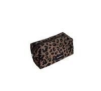 3 pezzi Borsa for il trucco alla moda con stampa leopardata, grande capacità, borse for cosmetici, organizer for il trucco, borsa versatile for riporre i cosmetici beauty case