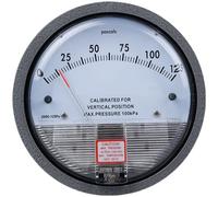 3 pezzi/borsa manometro differenziale barometro professionale manometro meccanico in lega di alluminio for apparecchiature mediche ecc.(0-5Kpa)