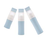 3 Pezzi Bottiglia in Silicone per Balsamo 80ml, PP Antiurto | Dosaggio Controllato, per Shampoo e Maschere Chioma, Uso in Bagno e Doccia, Tre Capacità 60ml 38ml