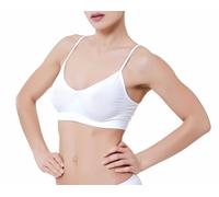 3 PEZZI BRASSIERE ANATOMICA REGGISENO DONNA SPALLINA STRETTA ILARY BASIC ART.006