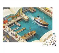 3 Pezzi Brave New World Set Di Biancheria Da Letto Stampa 3d in Microfibra Con Chiusura A Strappo Book with Harbor City Scene Decorazione Per La Camera Da Letto Per Ragazzi E Ragazze 38x26cm/1000pcs