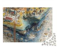 3 Pezzi Brave New World Set Di Biancheria Da Letto Stampa 3d in Microfibra Con Chiusura A Strappo Book with Vibrant City Per Tutte Le Stagioni Per Bambini,Ragazzi E Ragaz 52x38cm/1000pcs