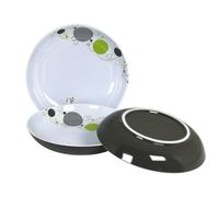 3 Pezzi Brunner Space Piatti da Minestra Antiscivolo in Melamina Ø 21 cm