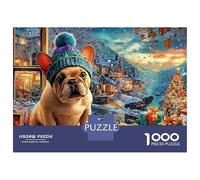 3 Pezzi Bulldog Set Di Biancheria Da Letto Con Stampa 3D Morbida Microfibra Copripiumino Con Cerniera French Bulldog with Glasses Decorazione Per La Camera Da Letto Per Ragazzi E Ragazze 38x26cm/1000p