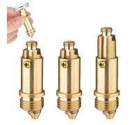 3 Pezzi Bullone Valvole Pop Up in Ottone, Lavabi Pop Up Click Clack, Elemento a Molla di Compressione, Tappo di Scarico per Lavandini, Vasca da Bagno, del Bacino