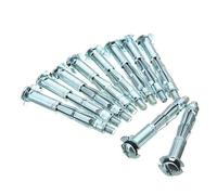 3 pezzi, bulloni ad espansione set di bulloni ad espansione pesanti ancoraggio a parete strumento di impostazione in metallo kit di assortimento di viti di ancoraggio con guida cava(M6x37mm)