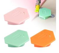 3 Pezzi Calibro Magnetico Forte Poligonale, Guide Magnetiche per Cuciture Poligonali, Guida al cucito magnetico, Guida per Cucitura Poligonale, Guide Magnetiche per Cuciture (Verde + Arancione + Rosa)