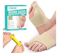 3 Pezzi Calzini per Alluce Valgo,Divaricatore Alluce Valgo In Silicone,Protezione Dita Piedi,Supporto Protezione,protettore AlluceValgo,Correzione e Protezionedell'Alluce(Colore pelle)