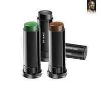 3 Pezzi Camouflage Face Paint Sticks Kit,pittura per il viso Mimetica, Camuffamento Facciale Body Paint Tube,Trucco Militare Mimetico per Football Make Up Cream Clown, Verde Marrone Nero