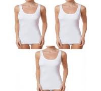 3 Pezzi Canotta Donna Spalla Larga Jadea 9205 in Interlock