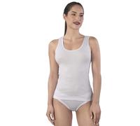 3 Pezzi Canottiera Donna Spalla Larga Mabrat 491 in 100% Puro Cotone