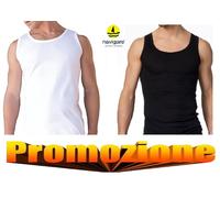 3 PEZZI CANOTTIERA UOMO COTONE ELASTICIZZATO CANOTTA INTIMO T-SHIRT NAVIGARE 511