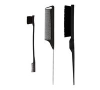 3 Pezzi Capelli Styling Pettine Set Nylon Prendere in giro Capelli Grooming Spazzola Per Le Donne Ragazza Pettine Coda Per Viaggio Hair Stylist