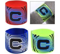 3 Pezzi Capitan Armband Football, Fascia da Capitano Calcio, Adjustable Fascia da Capitano, Elastica Capitano Armband Confezione, per Adulti Giovani