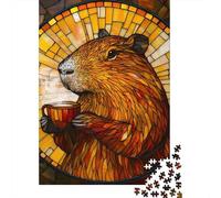 3 Pezzi Capybara Drinking Set Di Biancheria Da Letto Stampa 3d Morbida Microfibra Con Chiusura A Strappo Stained Glass Art Style Decorazione Per La Camera Da Letto Per Bambini,Ragazzi E Ragaz 38x26cm/