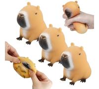 3 Pezzi Capybara Fidget Giocattolo, Giocattoli Squishy Capibara, Capybara Squishy Giocattolo da Spremere, Capybara Squeeze Fidget Toys, Per Giocattoli da per Bambini e Adulti