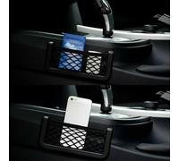 3 Pezzi Car Seat Side/Back Storage Net Bag Porta Telefono Tasca Organizer Nuovo
