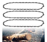 3 Pezzi Catena Motosega 12 Pollici, Ricambi Motosega a Batteria Catena Motosega Elettrico per Motosega a Batteria a Mano, Catene Universale Lavorazione del Legno, Rifinitura