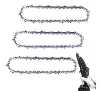 3 pezzi catena per motosega 3/10" LP 40, 1,3 mm, catena a basso contraccolpo, compatibile con Einhell GC-LC 18/25 Li & GE-LC 18/25 Li, Husqvarna 436 Li, 536 Li, 536 LiXP e altro ancora
