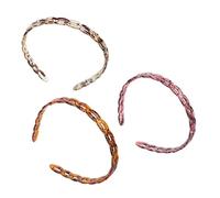 3 Pezzi Cerchietto per Chioma Donna U a Vuoto in Resina Oxford | Stile Semplice e Moda, Comodo da Indossare, Sicuro, per Fissare i Chioma Durante Cura del Viso e Sport
