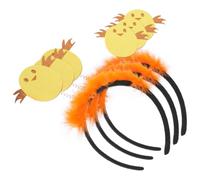 3 pezzi Cerchietto per Chioma Pulcino in Feltro e Plastica per feste | Accessorio Adorabile, Comodo da Indossare, per Matrimonio e Travestimento, per Ragazzi