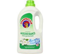3 PEZZI CHANTECLAIR DETERSIVO PER BUCATO LAVATRICE MUSCHIO BIANCO 28LAVAG.1260ML