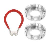 3 Pezzi Chiave Tiraraggi, Regolazione Precisa e Facile | Acciaio, Ferro e Plastico, Uso per Ciclisti, Argento, Officine Riparazione e Uscite Outdoor