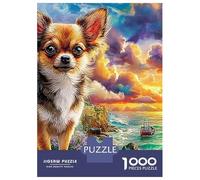 3 Pezzi Chihuahua in Town Set Di Biancheria Da Letto Con Stampa 3D Morbida Microfibra Con Chiusura A Strappo Chihuahua at Coast Decorazione Per La Camera Da Letto Per Bambini,Ragazzi E Ragaz 70x50cm/1