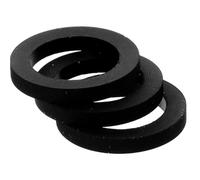 3 Pezzi Cinghia per Registratore a Cassette in Gomma Nera 18 MM | Ricambio per Macchina di Registrazione, Puleggia da 18mm, Resistente All’usura e Difficile da Deformare