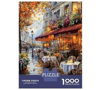 3 Pezzi Cityscape Set Di Biancheria Da Letto Con Stampa 3D in Microfibra Con Chiusura A Strappo Rainy Paris Café Per Tutte Le Stagioni Per Bambini,Ragazzi E Ragaz 70x50cm/1000pcs