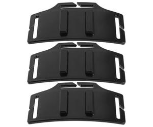 3 Pezzi Clip per Casco di Sicurezza per Torcia Frontale | Fissaggio Rapido e Stabile, Struttura Robusta Cuscinetto in Silicone, per Casco e Lampada in Ambiente di Lavoro